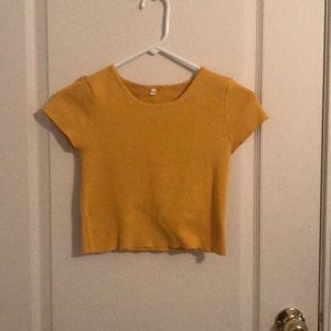 Yellow tee